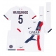 Paris Saint-Germain Marquinhos #5 Replike Gostujuci Dres za djecu 2024-25 Kratak Rukav (+ Kratke hlače)